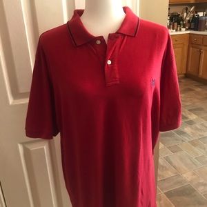 Chaps men’s red and blue polo